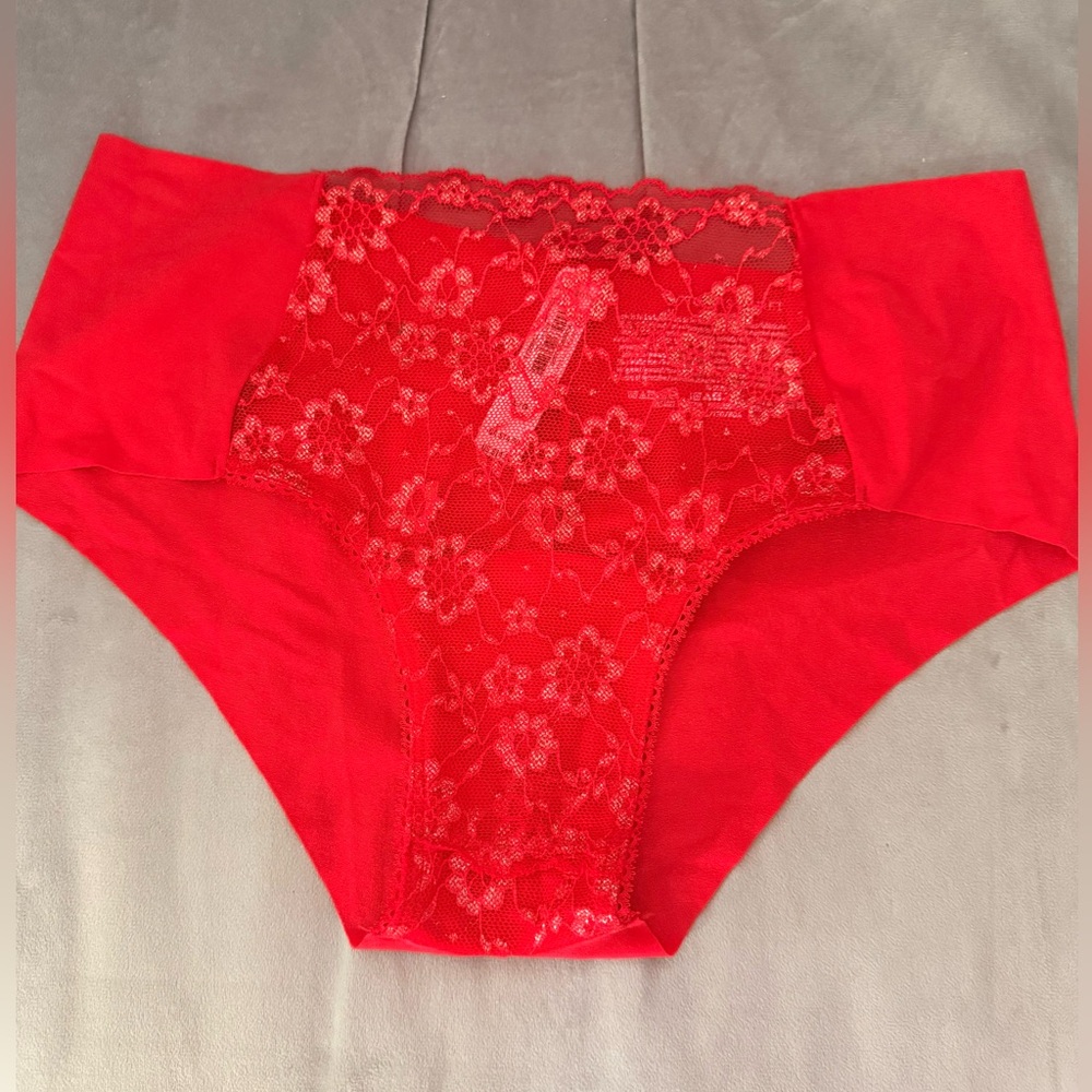Victoria's Secret Red Lace Cheeky Panties